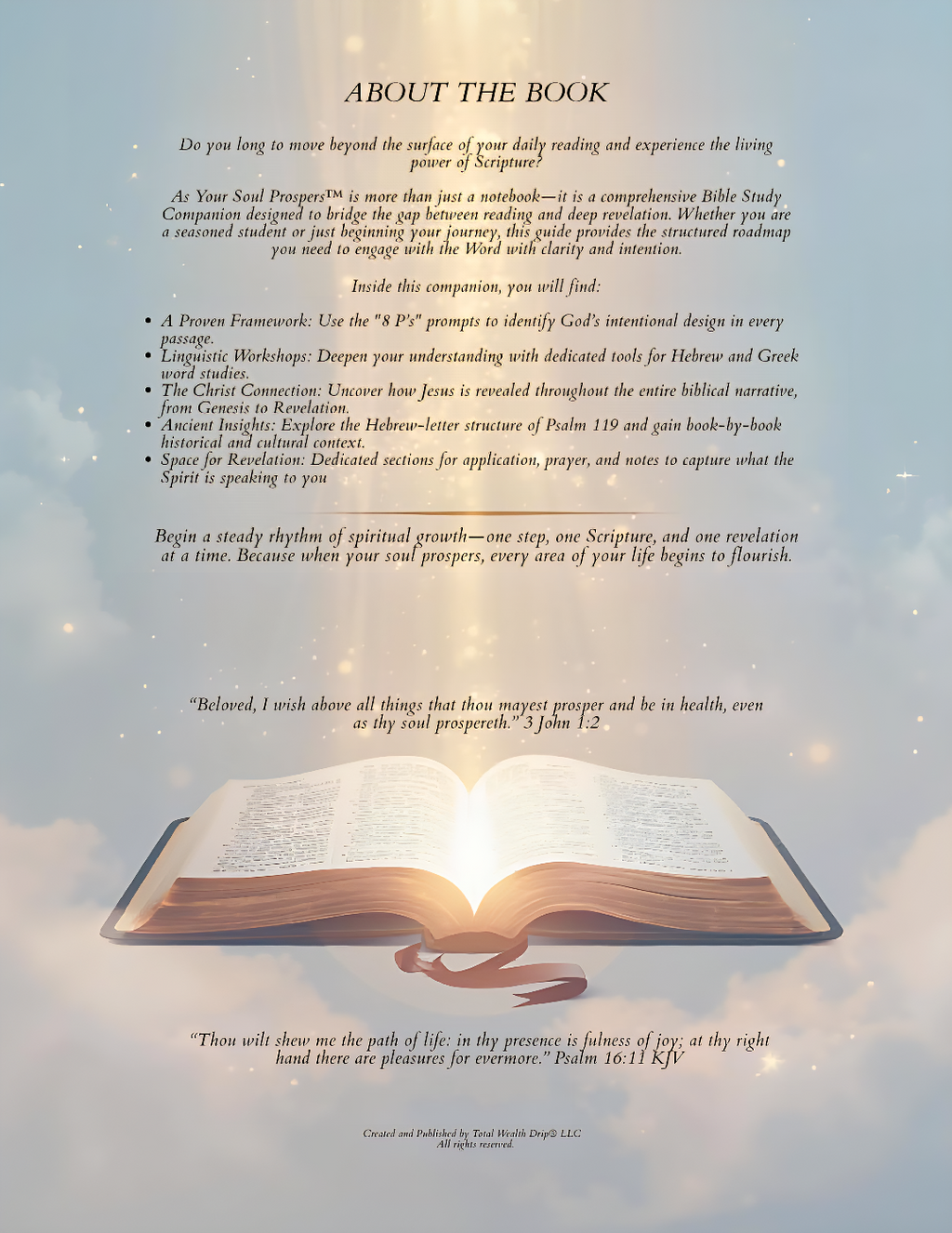 As Your Soul Prospers: A Bible Study Companion (Hardcover)